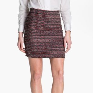 Marc Jacobs Miranda Tweed Skirt in Cambridge red